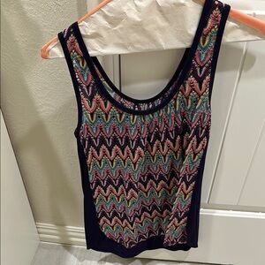 Colorful Zigzag Pattern Tank Top